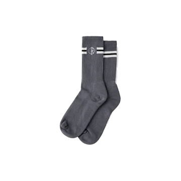 Polar Skate Co Socks Stroke Logo Grey